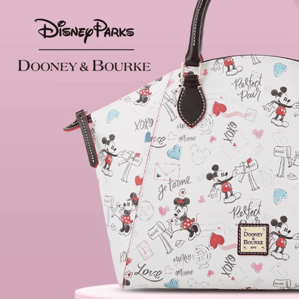 Authentic Disney Parks Valentine’s Day 2025 Vault Satchel by Dooney & Bourke